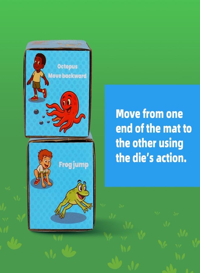 Oeasic Don't Step in Frogs Board Games, Preschool, Party Game Stocking Stuffers for Kid, Frog-Themed Mat| 1+ Players | Family & Party Game, Birthday, for Kids Ages 4+ - Image 5